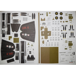 F4U-5NL „Corsair“ ir P-47 D „Thunderbolt“ – JAV Antro Pasaulinio karo naikintuvai