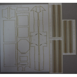 “SKOT R3M” - the Polish armored transporter - mobile command post – a laser cut parts