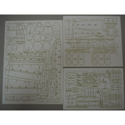 Vought OS2-U "Kingfisher" - the American reconnaissance seaplane – a laser cut parts