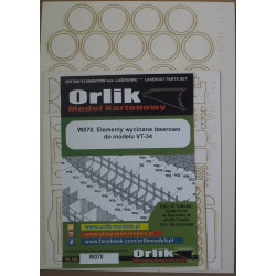 VT-34  – Čekoslovakijos/ Slovakijos evakuacinis vilkikas – lazeriu pjautos detalės