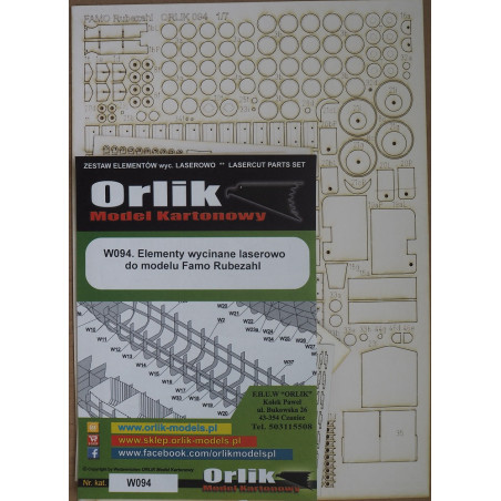 FAMO “Rubezahl” - the German tracked tractor – a laser cut parts