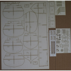 „Pelayo“ – the Spanish battleship – a laser cut parts