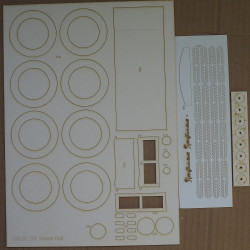 „Russo-Bałt“ D24/40 - 1912 metų laidos Rusijos priešgaisrinis automobilis – lazeriu pjautos detalės ir protektoriai