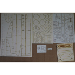 “Infanta Maria Teresa” - the Spanish armored cruiser – a laser cut parts
