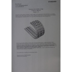41. M "Turan II"/ 40/43.M "Zrinyi II" - Hungarian tank and self-propelled howitzer - laser-cut tracks