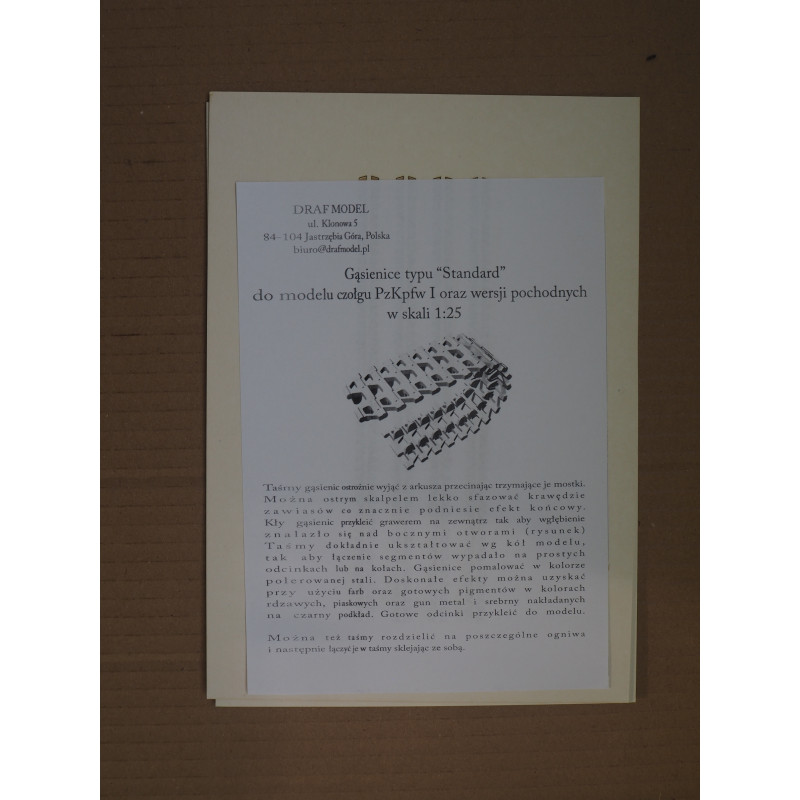 Pz.Kpfw. I Ausf. A – Vokietijos lengvasis tankas - lazeriu pjauti vikšrai – juostos