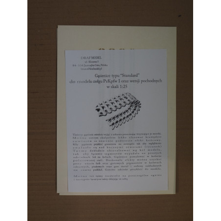 Pz.Kpfw. I Ausf. A – the German light tank - laser-cut tracks - strips