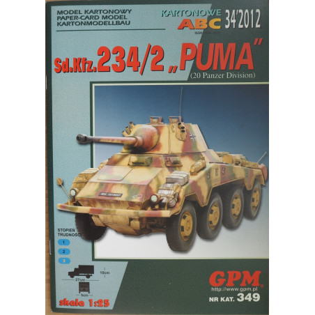 Sd. Kfz. 234/2 „Puma“ – Vokietijos sunkusis šarvuotas automobilis