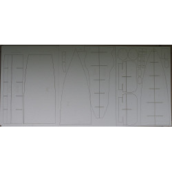 "Schleswig-Holstein" - the German battleship - a laser cut parts