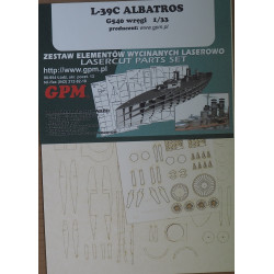 AERO L-39C "Albatros" – the Czechoslovakian training aircraft – a laser cut parts