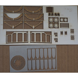 F-16C/ D Block 52+ NATO „Tiger Meet“ 2013 – the USA/ Polish fighter/ trainer aircraft – a laser cut parts