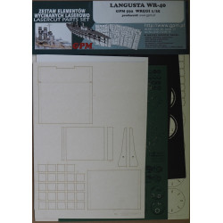 WR-40 "Langusta" – the Polish missile launcher – a laser cut parts