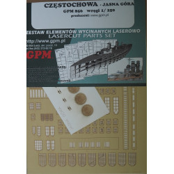 Bazilika ant Jasna Gura Čenstakavoje (Lenkija) - lazeriu pjautos detalės