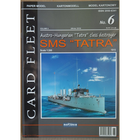 SMS “Tatra” – the Austro-Hungarian “Tatra”-class destroyer