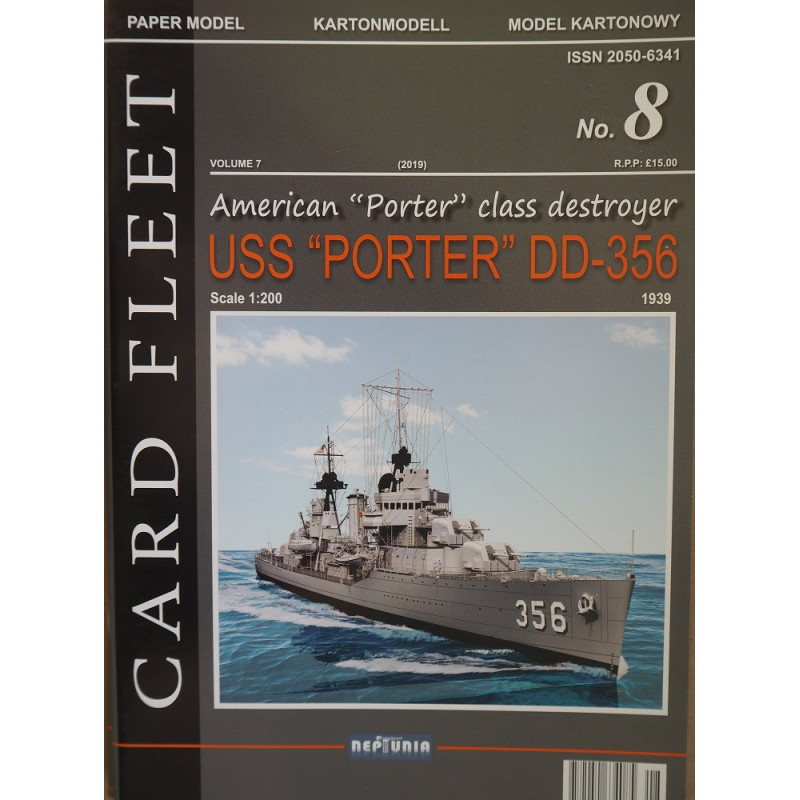 USS “Porter” DD-356 – the American “Porter”-class destroyer