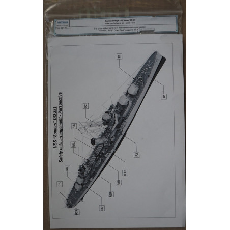 USS «Somers» DD-381 - Американский эскадренный миноносец класса «Somers» – набор фототравленых деталей
