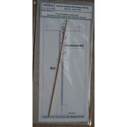 USS „Sampson“ DD–394– JAV „Somers“ klasės eskadrinis minininkas – tekinta metalinė stiebo detalė