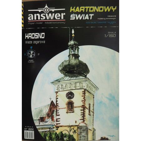 Clock Tower in Krosno (Poland)