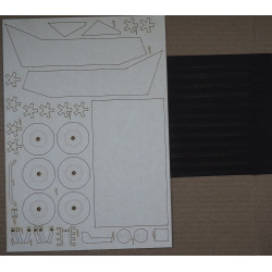 "KamAZ-5511" – the USSR/ Russian/ Lituanian dump truck – a laser cut frame parts