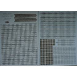 M4A3E8 "Sherman" "Fury" – the US medium tank - a laser cut track parts