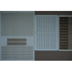 M4A3E8 "Sherman" "Fury" – the US medium tank - a laser cut track parts