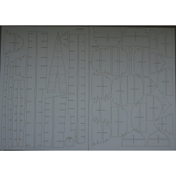 HMS “Belfast” – the British light cruiser – a laser cut frame parts