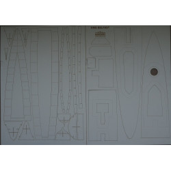HMS “Belfast” – the British light cruiser – a laser cut frame parts