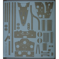 IJN “Nisshin” – the Japanese aircraft carrier tender – a laser cut and engraved deck parts