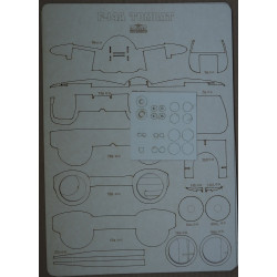 Grumman F-14A «Tomcat» «Miss Molly» — американский тяжёлый палубный истребитель – вырезанные лазером детали каркаса