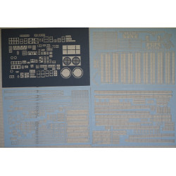HMS “Ben-My-Chree” – the British aircraft carrier – seaplane transport – f laser-cut deck equipment details