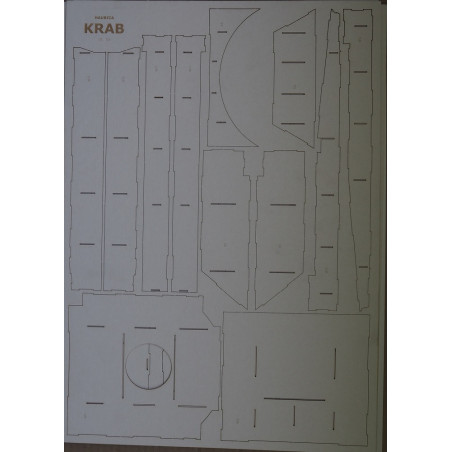 AHS «Krab» – польский самоходный миномет – детали каркаса, вырезанные лазером