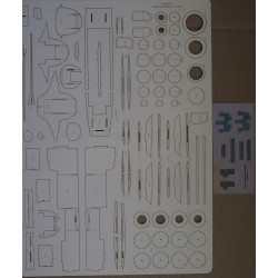 KAI FA-50 “Fighting Eagle” – the South Korean/ Polish light fighter aircraft – a laser cut frame parts