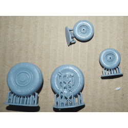 Sukhoi Su-27 UBM – the USSR/ Russian/ Ukrainian training and combat naval fighter – a 3D printed plastic wheels