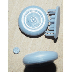 Polikarpov I-153 "Chaika" – the USSR fighter – a 3D printed plastic wheels