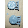 Polikarpov I-153 "Chaika" – the USSR fighter – a 3D printed plastic wheels