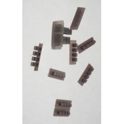 Leudo Vinacciere – the Ligurian coastal freighter – a 3D printed rigging blocks and deadeyes