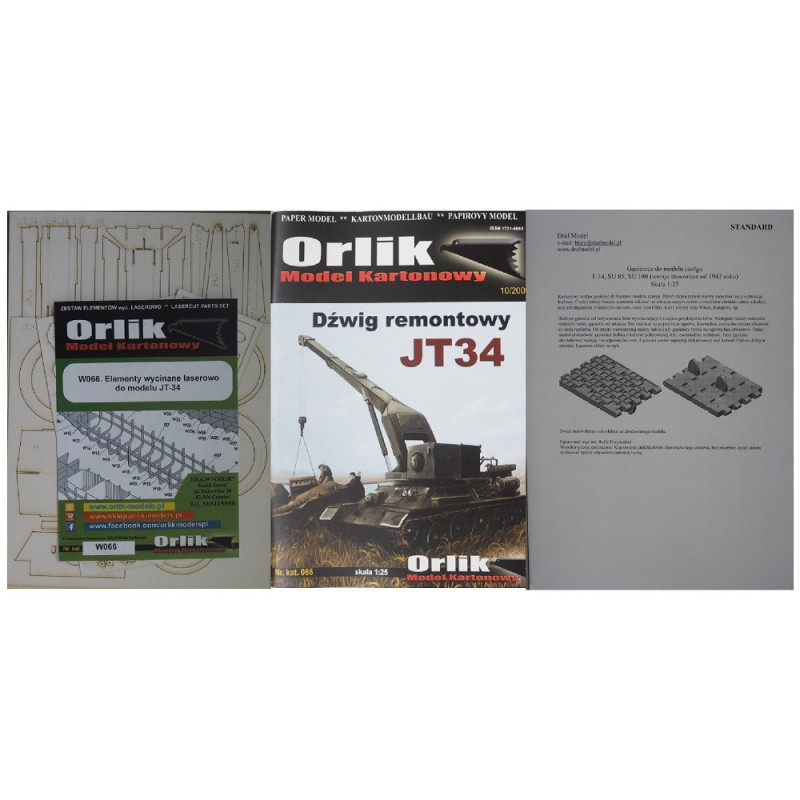 JT 34 – čekoslovakiškas evakuacinis - remontinis kranas – rinkinys