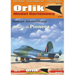 Gloster G.40 „Pioneer“ – Didžiosios Britanijos eksperimentinis reaktyvinis naikintuvas – rinkinys