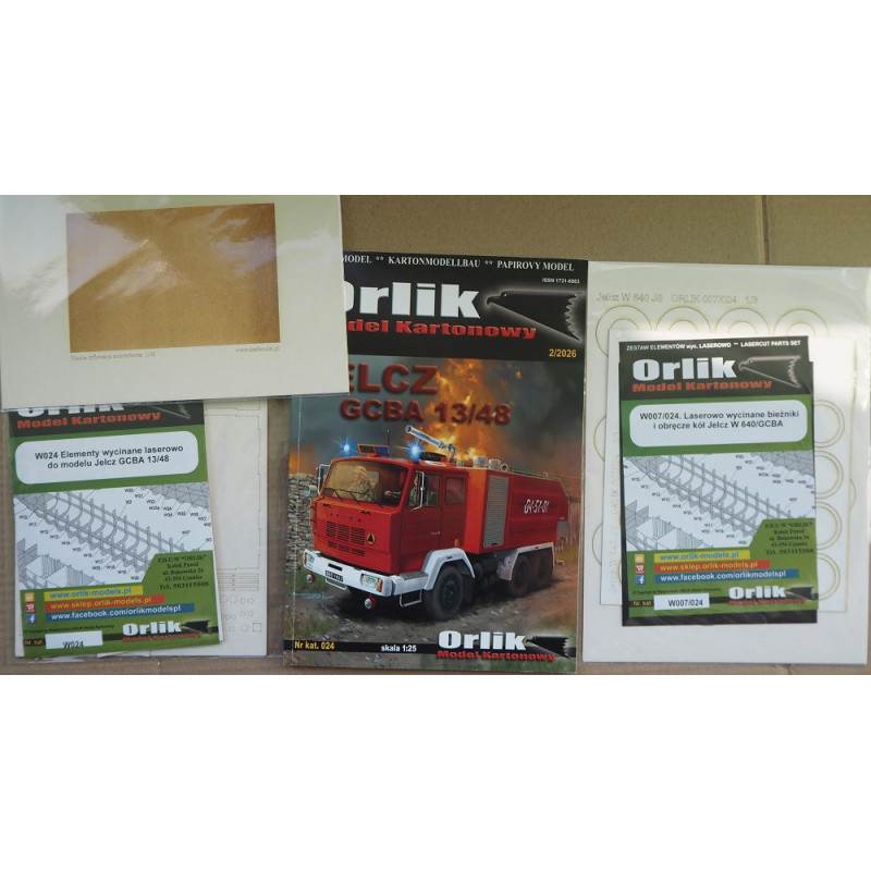 „JELCZ GCBA 13/48“ – Lenkijos priešgaisrinis automobilis – rinkinys