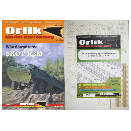 “SKOT R3M” - the Polish armored transporter - mobile command post - a kit