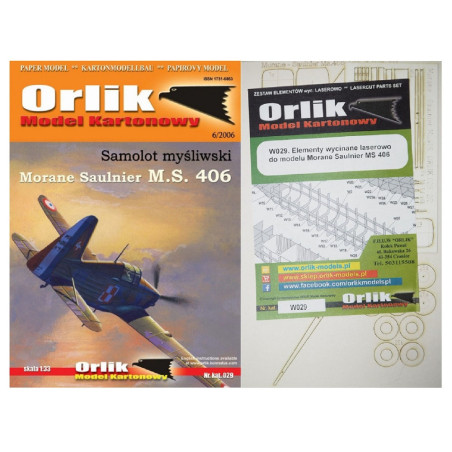 "Morane Saulnier" M. S.406 - Prancūzijos naikintuvas – rinkinys
