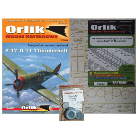 Republic P-47D-11 „Thunderbolt“ – JAV naikintuvas – rinkinys