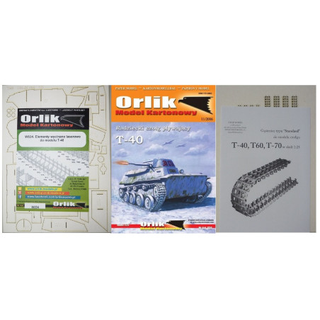 T-40 – TSRS lengvasis plaukiojantis tankas – rinkinys