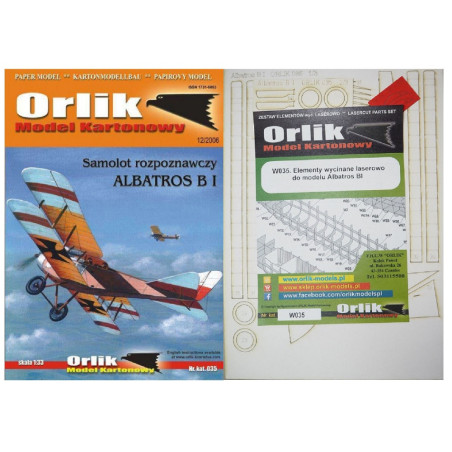 “Albatros” B. I - the German/ Austro-Hungarian reconnaissance plane – a set