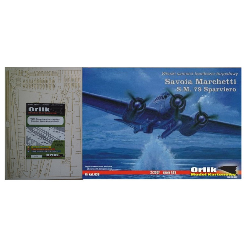 Savoia Marchetti S. M. 79 “Sparviero” – the Italian torpedo – bomber – a set