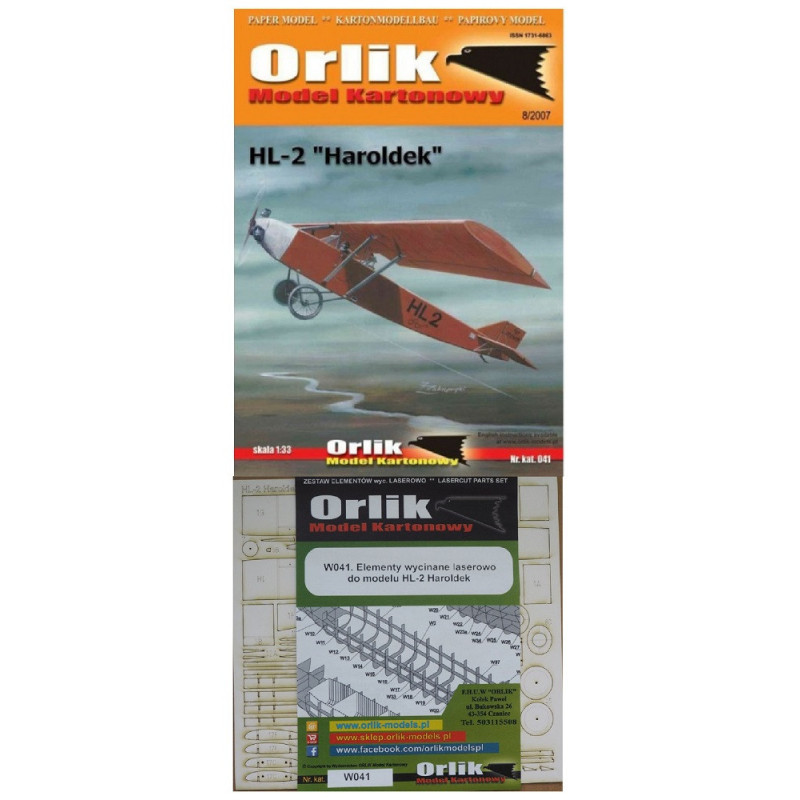 HL-2 «Haroldek» – польский самодельный самолет – набор