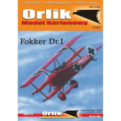 Fokker Dr.I «Dreidecker» - немецкий истребитель – набор