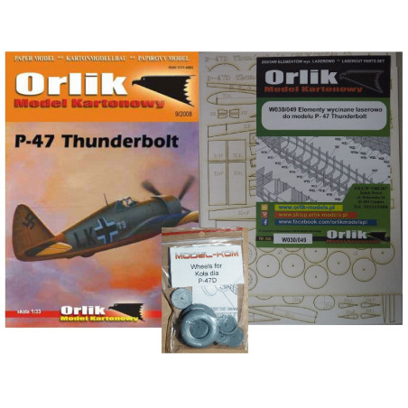 Republic P-47 „Thunderbolt“ – JAV/ Vokietijos naikintuvas – rinkinys
