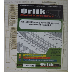 Fokker Dr.I «Dreidecker» - немецкий истребитель – набор Но. 2.