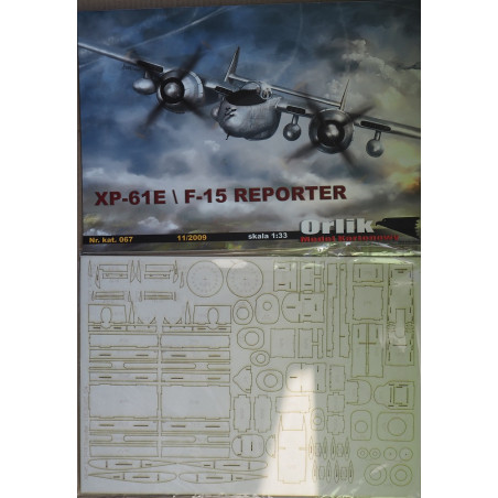 Northrop XP-61E/ F-15 „Reporter“ – JAV naktinis naikintuvas (Ofsetas) – rinkinys